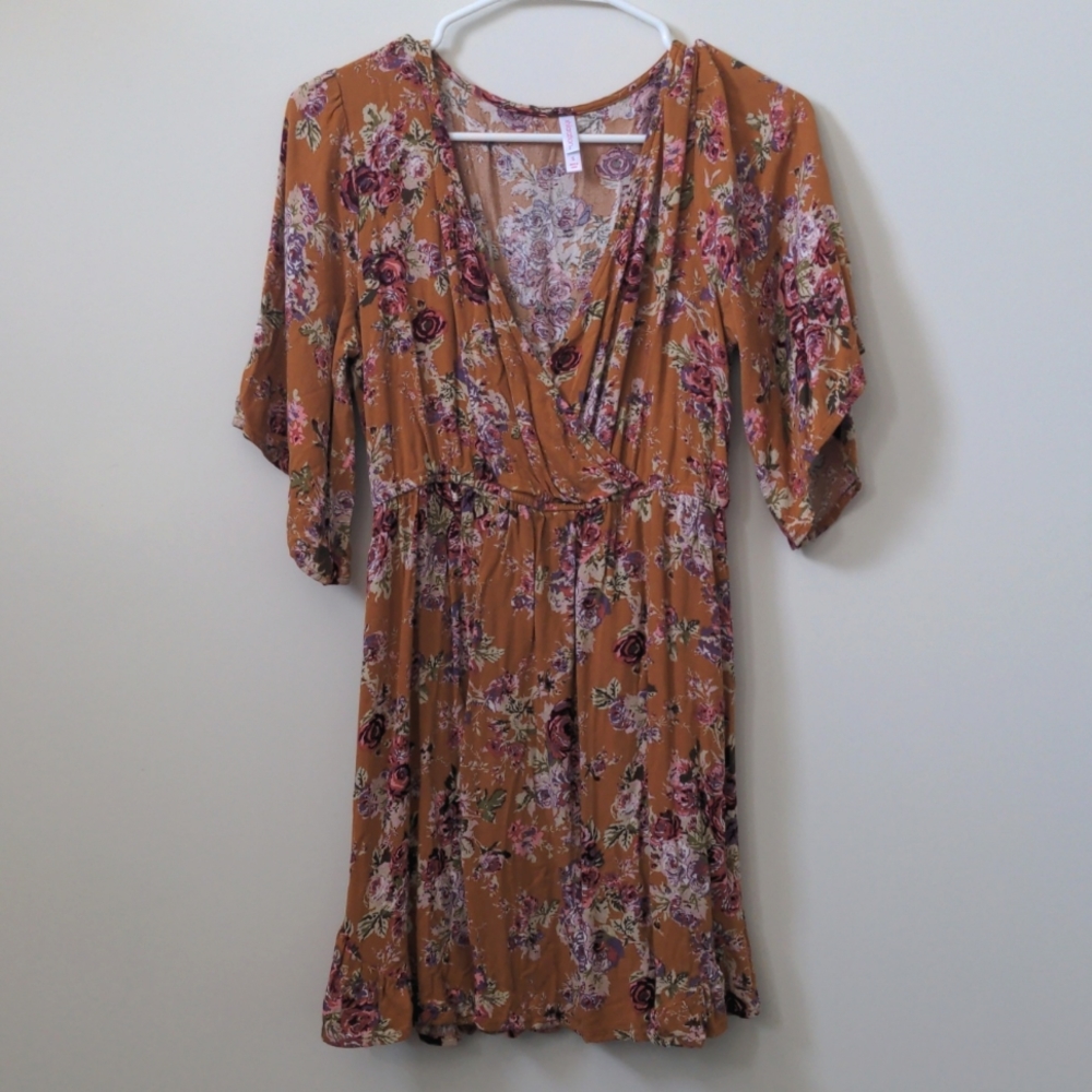 Flowy floral dress
